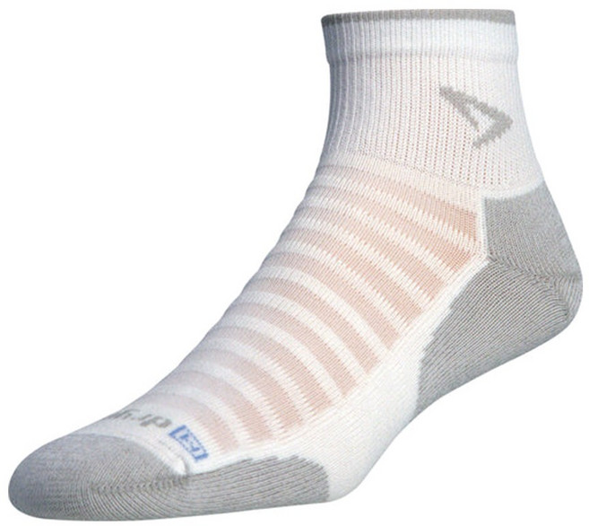 드라이맥스 트레일러닝 트레킹 등산양말 장목 단목 속건 물집방지, 4. 러닝 라이트 매쉬 1/4 -화이트/그레이, 1개