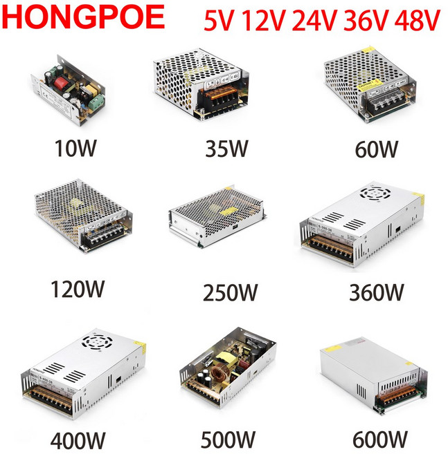 5V 12V 24V 36V 전원 공급 장치 SMPS 5 12 24 36V AC 220V 5V 12V 24V 36V 1A 2A 3A 5A 10A 20A 30A 스위칭 전원 공급 장치, 12V 20A 250W, 1개