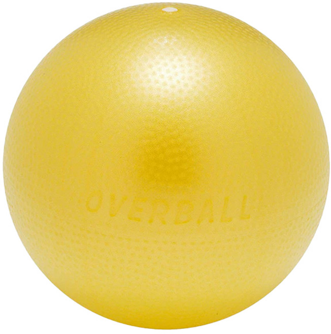 Gymnic 짐닉 소프트짐오버 미니볼 23cm 이탈리아 제조, 노랑