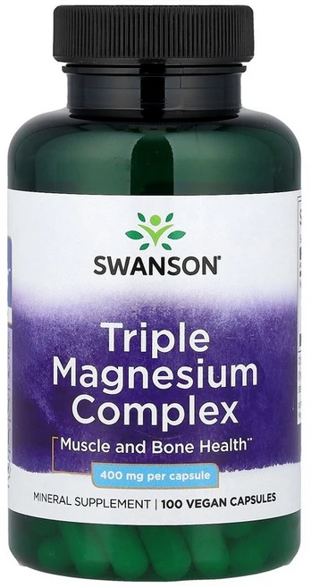 스완슨 Swanson 트리플 마그네슘 복합체 400mg 캡슐 100정122884원산지:기타, 1개 - 쿠팡
