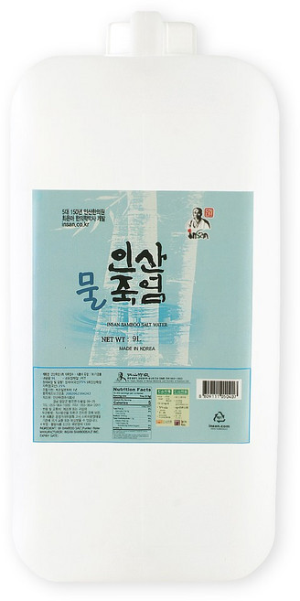 인산죽염 물죽염 9L, 1개