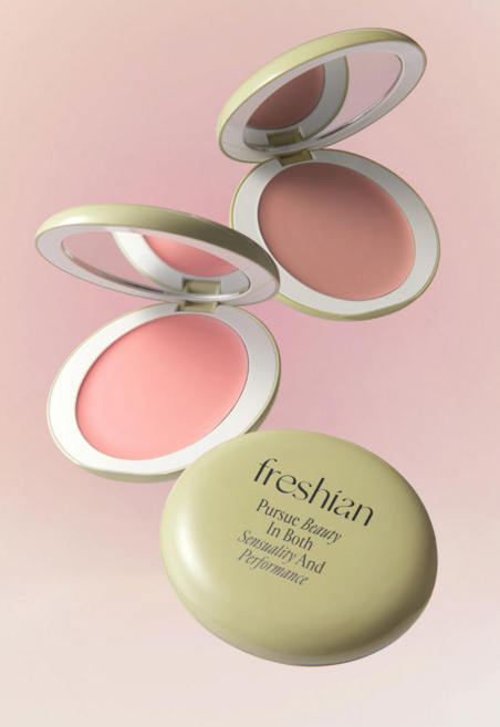 [정품] / 볼류마이징 엘라스토머 블러링 듀얼 파우더 | 프레시안 에그라이크 크림 블러셔 (비건), 치키, 1개