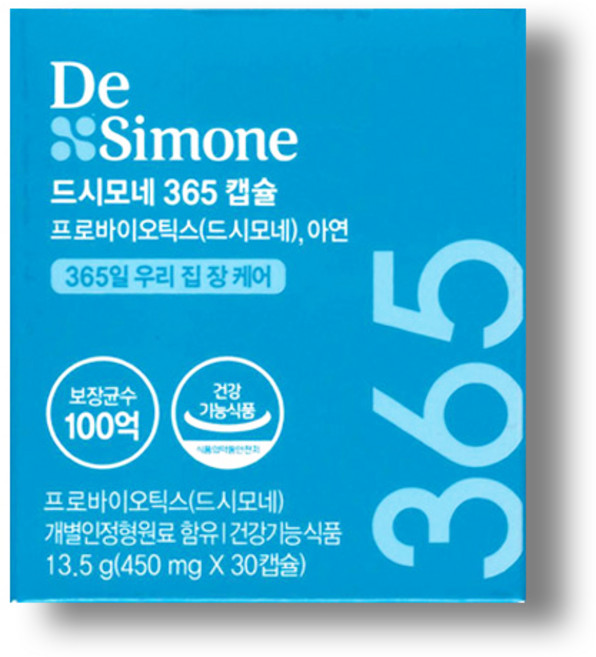 드시모네 365 프로바이오틱스 캡슐, 30정, 1개
