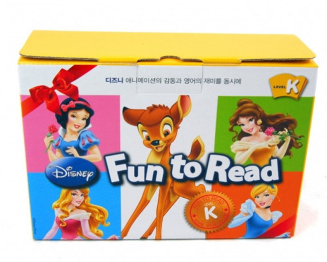 [펀투리드] Disney Fun To Read 레벨K Book+CD 10종 New 박스 세트