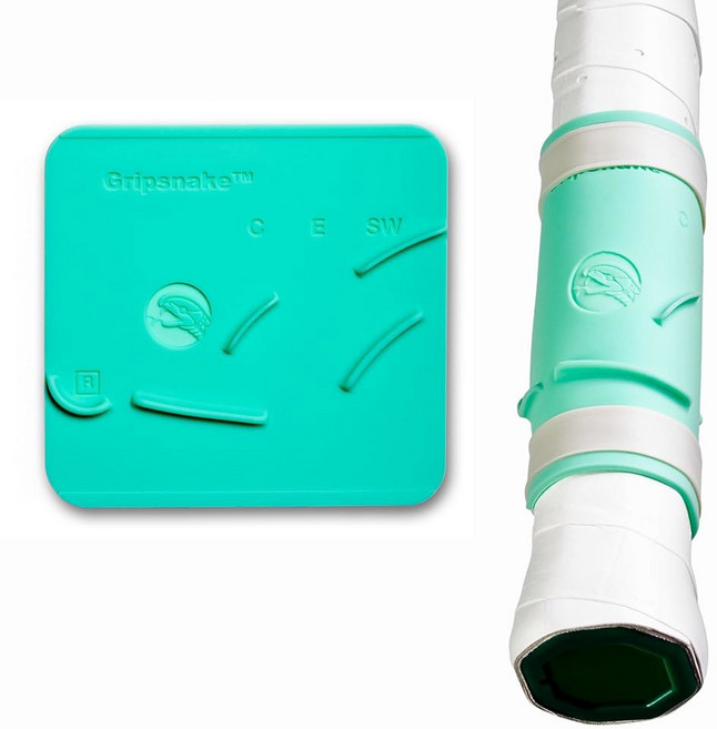 그립스네이크 테니스 그립 포지션 트레이너 - 포핸드 백핸드 서브 & 발리 개선 | 컨트롤 파워 및 스핀을 위한 필수 훈련 보조 도구 | 왼손 및 오른손용 버전 제공, Right