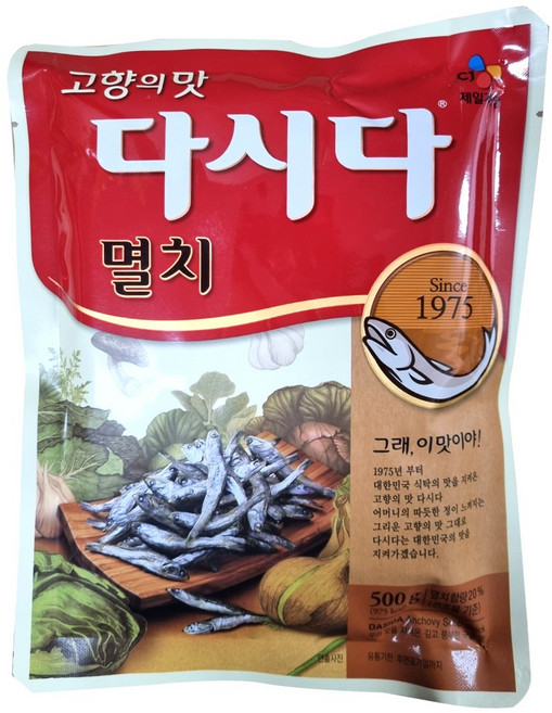 멸치다시다(백설 500g), 500g, 4개