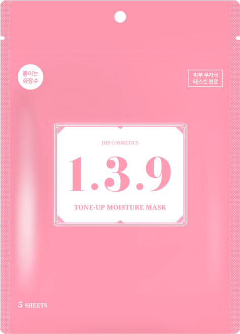 JHP 139 톤업 모이스쳐 마스크팩 5매, 5개입, 1개