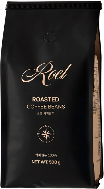 로엘 커피 원두 뉴욕 블렌드, 1개, 500g, 홀빈(분쇄안함)