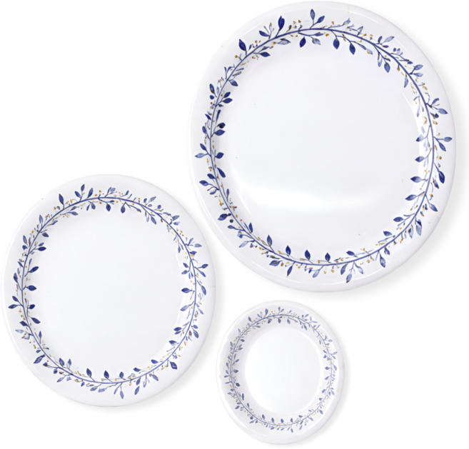 일회용 종이접시 3사이즈 혼합 30매 세트 파티 집들이 피크닉 전용 예쁜 디자인, 30개, 1세트