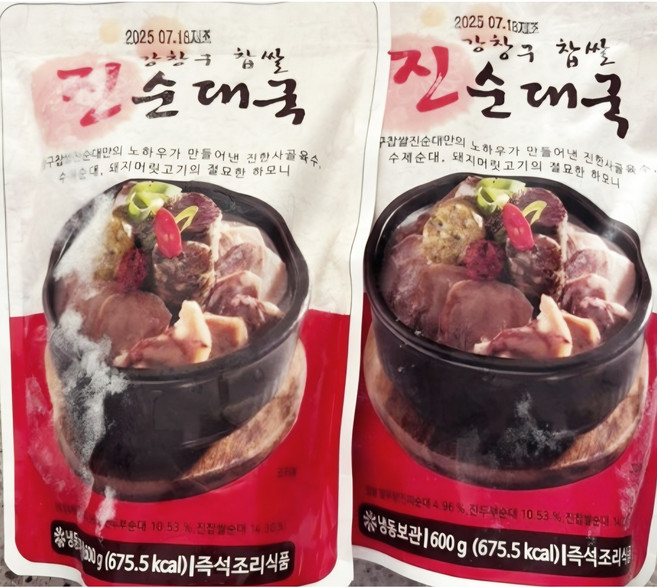 강창구 찹쌀 진순대국, 2개, 600g