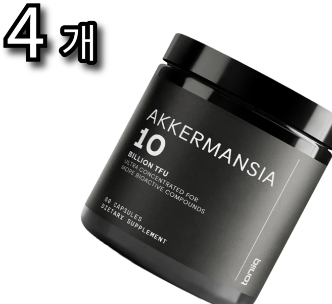 토니크 아커만시아 10, 4개, 60정 - 쿠팡
