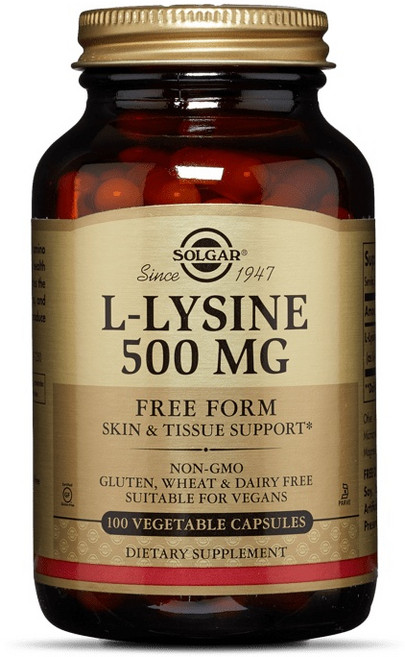 솔가 L-라이신 500mg 베지터블 캡슐, 100정, 1개