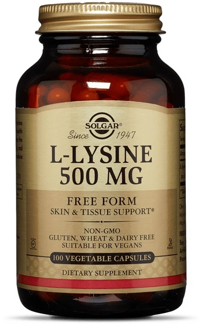 솔가 L-라이신 500mg 베지터블 캡슐, 100정, 1개 - 쿠팡