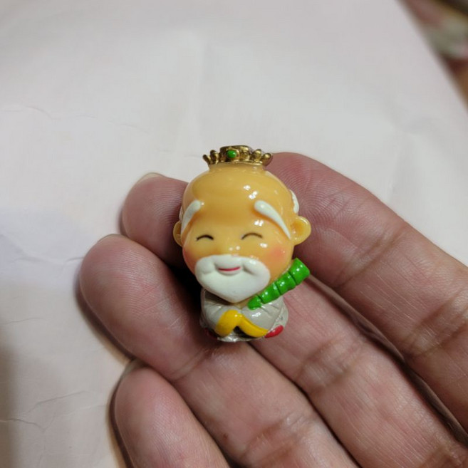 佳樺 神明公仔鑰匙圈, 1個, 出清↘張果老