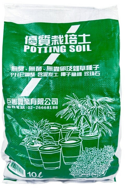 [蔬菜之家]翠筠優質栽培土, 1個, 10L(超商限1包)約2.4KG