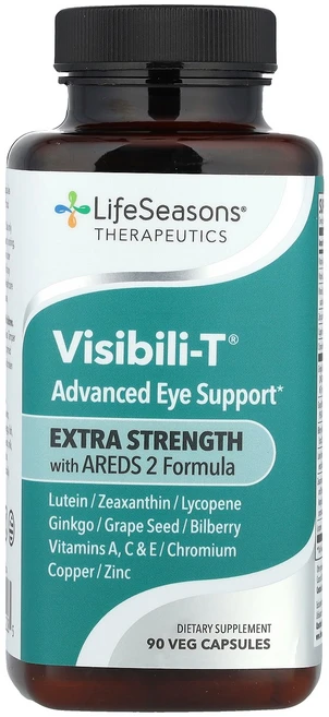 LifeSeasons Therapeutic Visibili-T® AREDS 2 포뮬라 베지 캡슐 90정 LifeSeasons (라이프시즌스), LifeSeasons, Therapeutic, Visi, 1개 - 쿠팡