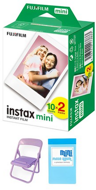 인스탁스 즉석 미니필름 20p + 포토체어 색상랜덤발송 + GL앨범, 1세트