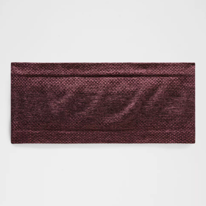 룰루레몬 심리스 와이드 헤드밴드 헤어 Headband 스포츠밴드 아모띠 러닝밴드 땀 마라톤 조깅 배드민턴 테니스 헬스 등산 크로스핏 축구 운동 쿨링 작업 머리밴드 땀흘림방지, Deco Pink/Goodnight Plum, 1개