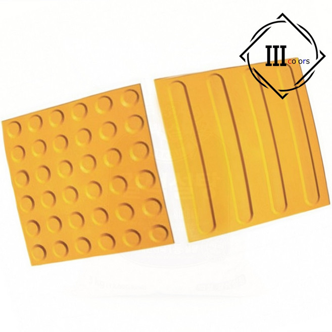 점자블록 시각장애인 보행 안전 유도 바닥 고무 접착식, 1개, 프네우마 선형 T748368