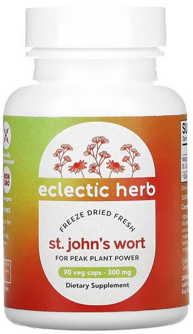 이클레틱 동결건조 세인트 존스 워트 300mg 90캡슐 망종화 금사매, 90정, 1개 - 쿠팡