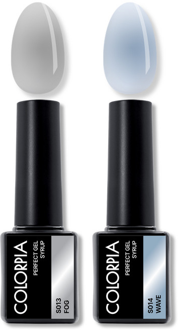 칼라피아 원스텝 퍼펙트젤 시럽 젤네일 세트, 1세트, 04. 포그+웨이브