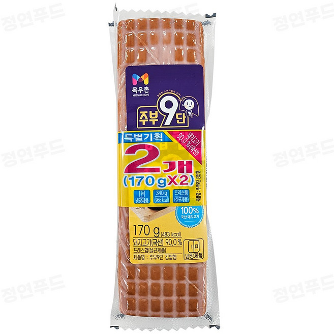 목우촌 주부9단 김밥햄기획, 8개, 170g