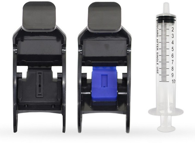 무한잉크 카트리지 석션홀더 + 주사기 세트, 혼합색상, 1세트