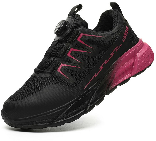 패션의 여성 다이얼 경량안전화 통풍의 작업화