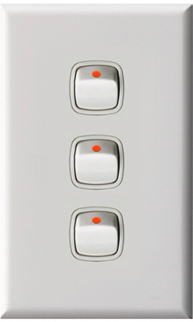 르그랑 엑셀 화이트) 스위치3구 + 국내전용피스, 1개