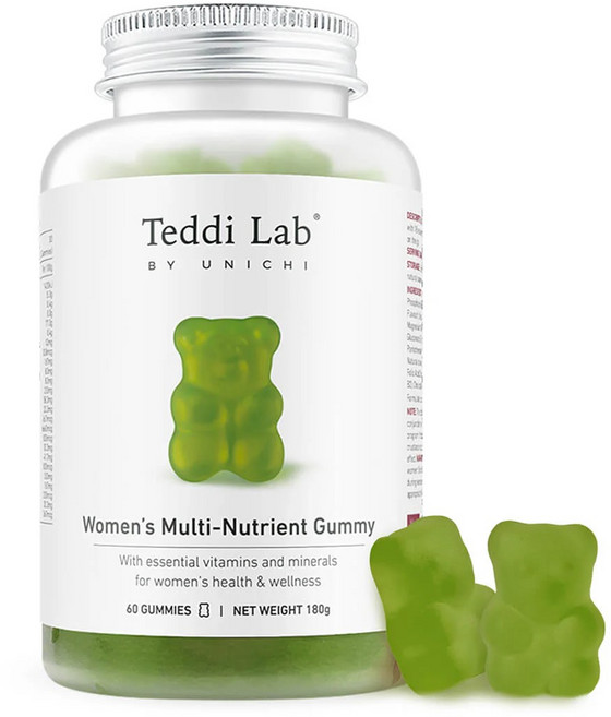 Teddi Lab by Unichi 女性綜合維他命 小熊軟糖, 180g, 1個