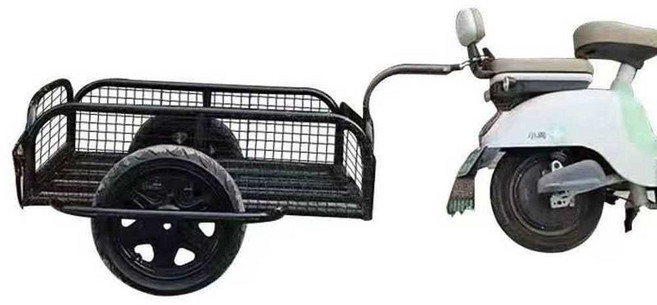 오토바이트레일러 바이크 견인 후면 운반 스쿠터 리어, 길이100 너비80 높이30cm, 1개