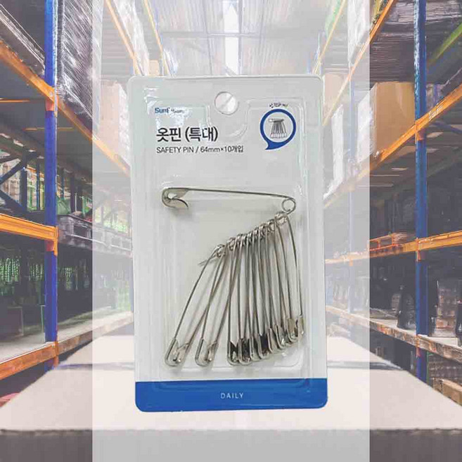 옷핀 특대 64mm 클립핀 이불안전옷핀 고정핀 이불고정핀 옷고정핀 시침핀