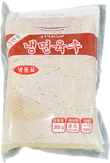 이가네 칡냉면용 냉면육수 350g 냉동 국물 동치미육수 일회용육수, 1개