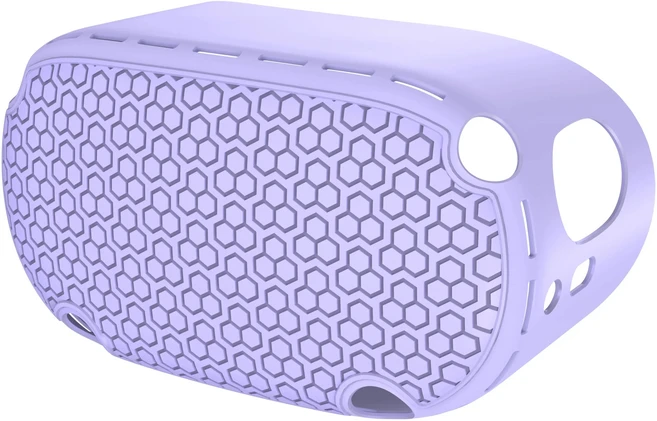 Quest 2와 호환되는 실리콘 VR 쉘 보호 커버 헤드셋 안티 스크래치 방지 먼지 충격, 02 Purple