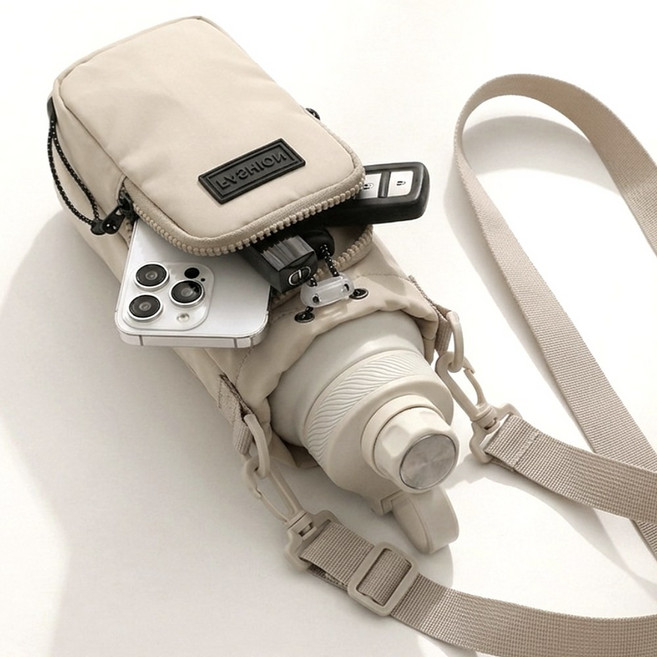 제르논 물병 텀블러 휴대폰 올인원 가방 크로스백