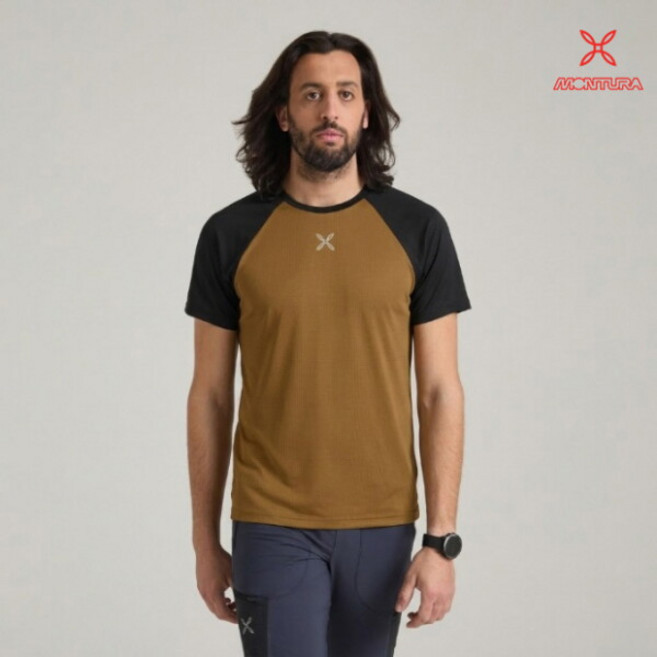 [몬츄라] 아웃도어 3 티셔츠 남성 기능성 등산 반팔 델타픽 속건 아웃도어 MTGN59X-140