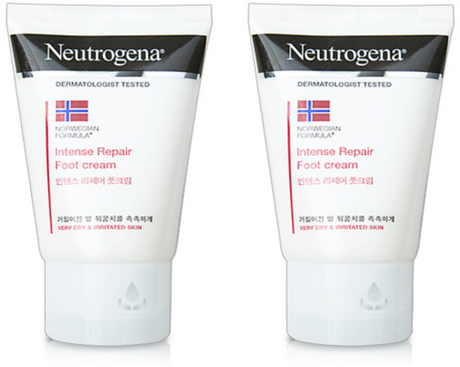 뉴트로지나 레드라벨 풋크림, 56g, 10개