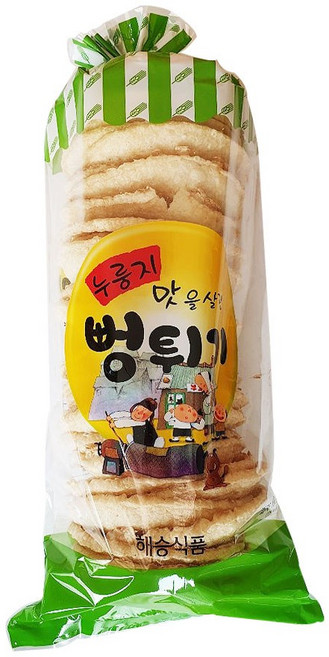 해승식품 추억의 과자 누룽지뻥튀기 x 3봉, 1개, 570g