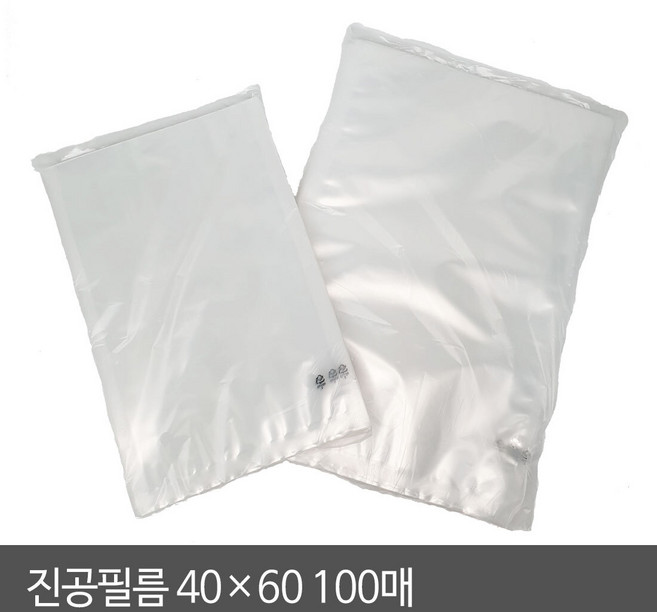 업소용 진공 필름 무연신 진공 비닐 40x60 100장, 1개