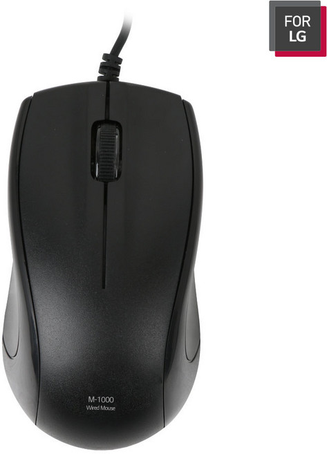 For LG M-1000 USB 마우스, 블랙