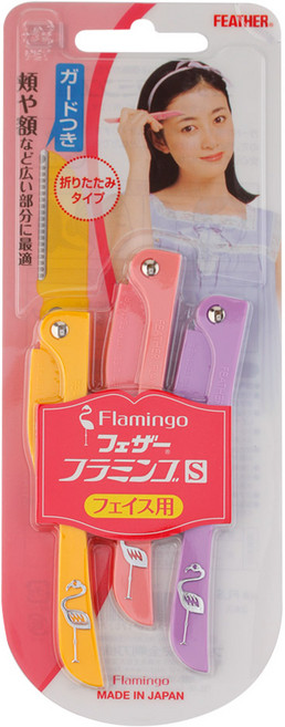 페더칼 3P 눈썹 수정칼 여성면도기 눈썹정리, 1개