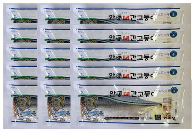 이동삼 안동간고등어 국내산 순살 120g x 15팩, 1박스