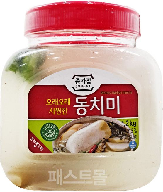종가집 오래오래 시원한 동치미 1.2kg배송품질보증, 1.2kg, 3개