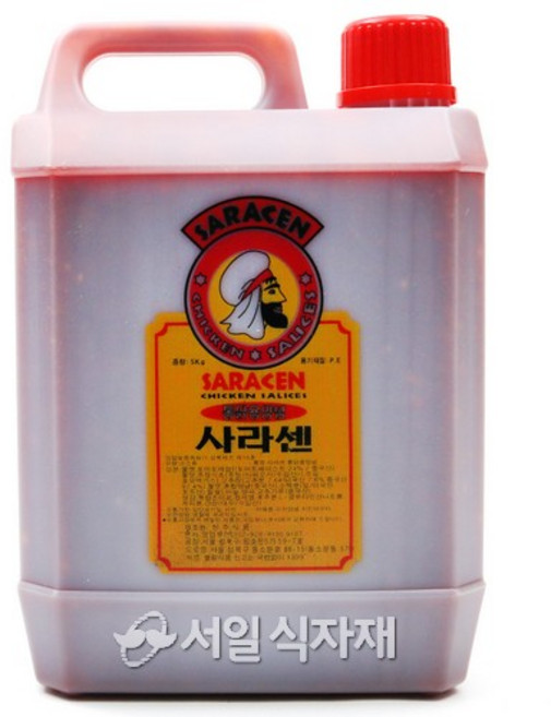 [832] 한주 사라센 치킨양념소스 5kg, 1개