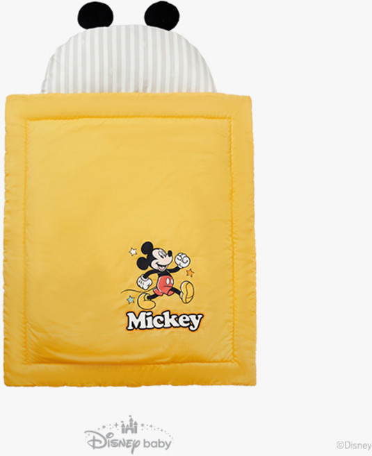 [아가방] *NC강서점* 미키버튼 낮잠이불세트_늠늠 사랑스러운 유아낮잠이불#가방형 스타일#믿을 수 있는 아가방과 디즈니의 콜라보 제품~~~, 옐로우