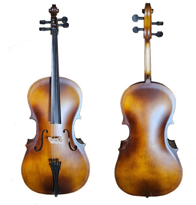 첼로 입문용 풀옵션 4/4 모든 사이즈 선택가능 콩테 100호 연습용 취미용 교육용 방과후 악기, 1개