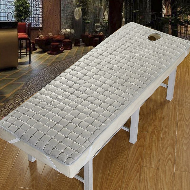 매트리스 침대 베드 마사지 미용 토퍼, 그레이 미끄럼 방지 80X190cm