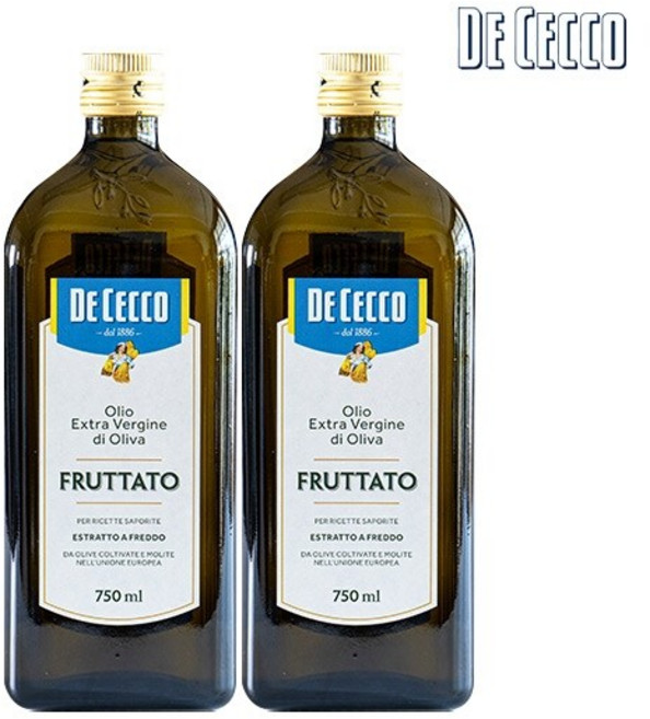 [보라티알] 데체코 플루타토 엑스트라버진 올리브오일 750ml x 2병 (소비기한 260604), 2개