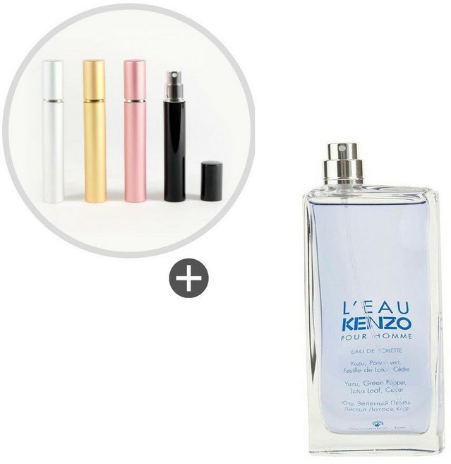 향수공병 + 로 겐조 뿌르 옴므(르빠) EDT 100ml(뚜껑없음), 1개, 100ml