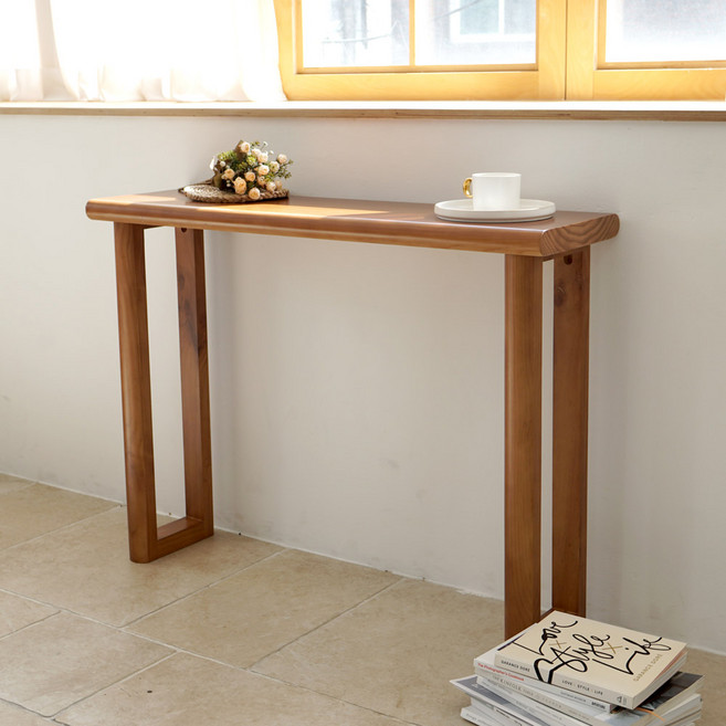 쿠모 원목 콘솔 테이블 800, 월넛